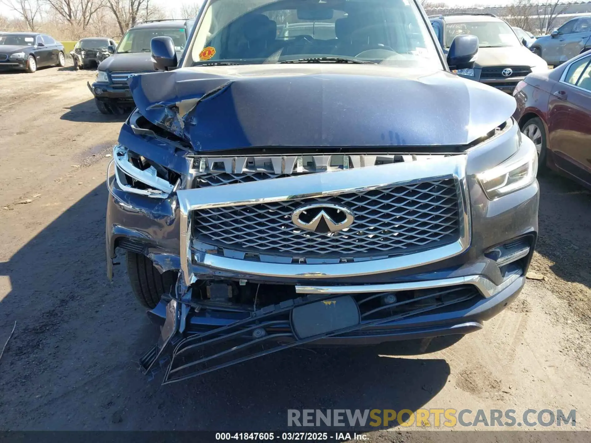 6 Photograph of a damaged car JN8AZ2AE0N9291803 INFINITI QX80 2022