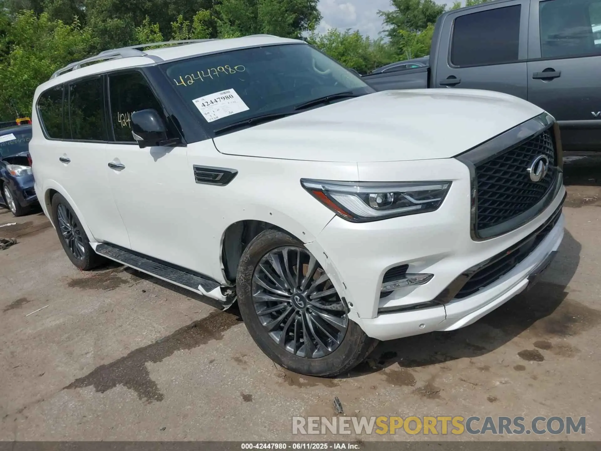 1 Photograph of a damaged car JN8AZ2AE0N9292031 INFINITI QX80 2022