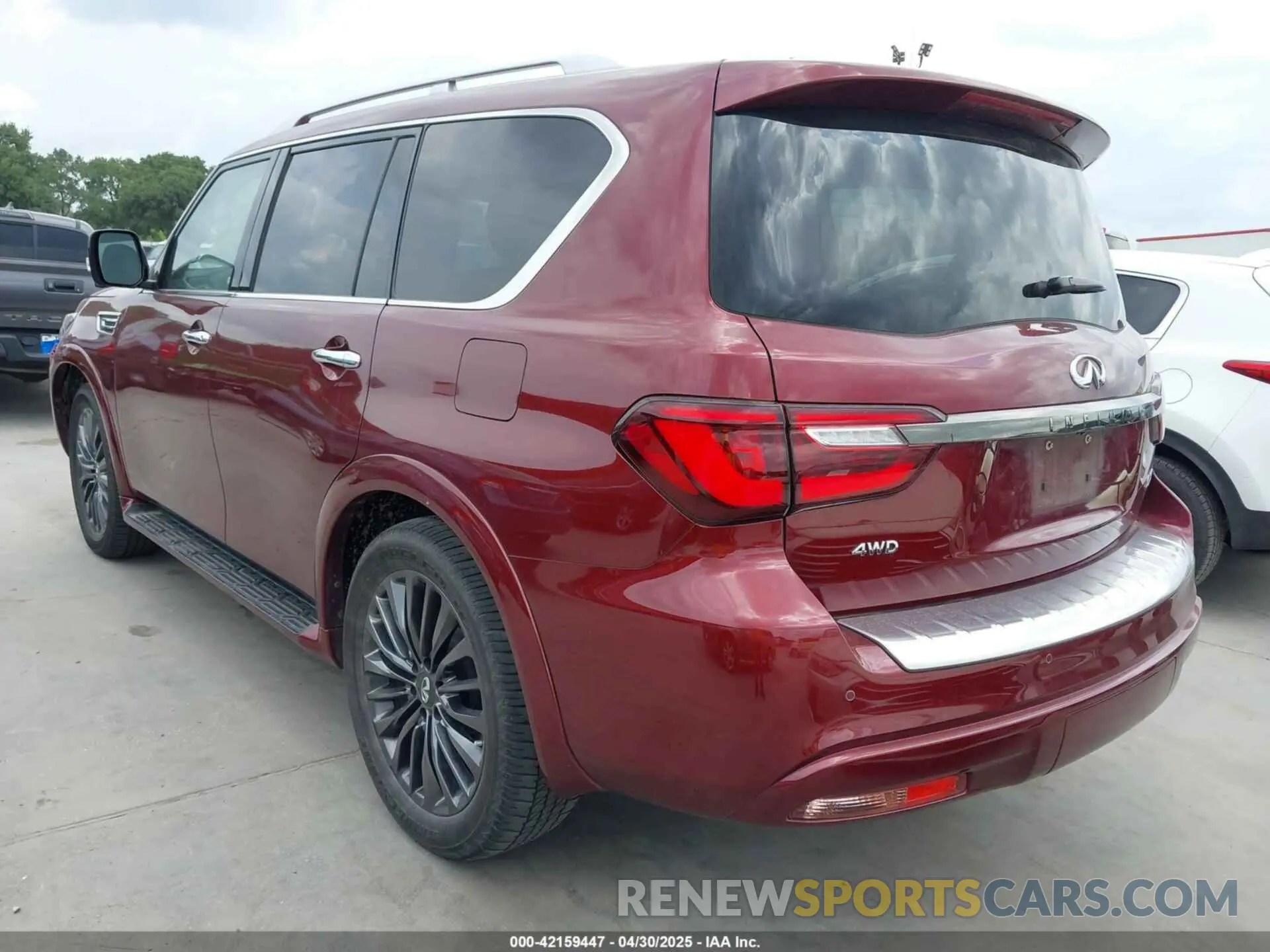 3 Photograph of a damaged car JN8AZ2AE6N9293734 INFINITI QX80 2022