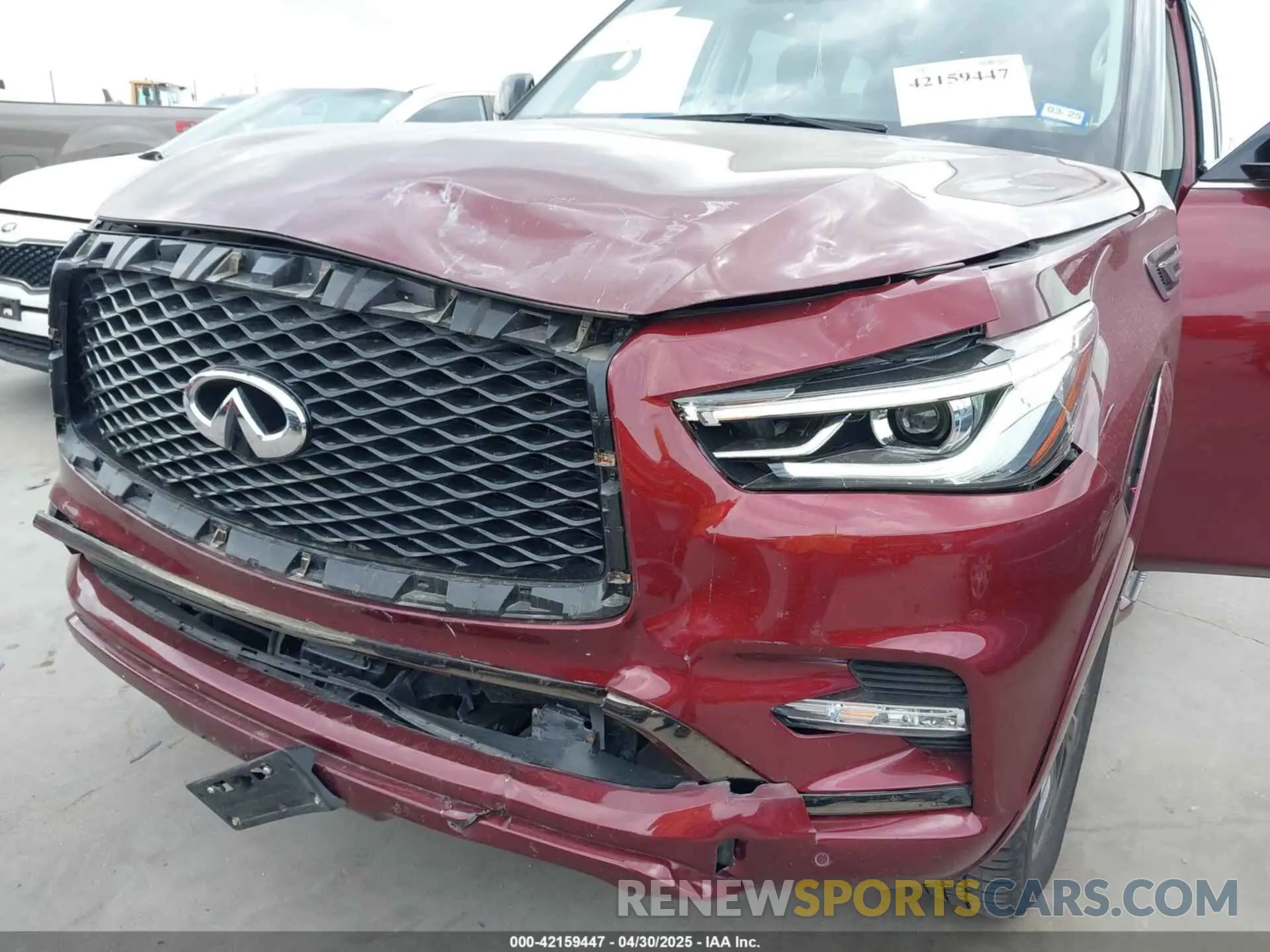 6 Photograph of a damaged car JN8AZ2AE6N9293734 INFINITI QX80 2022