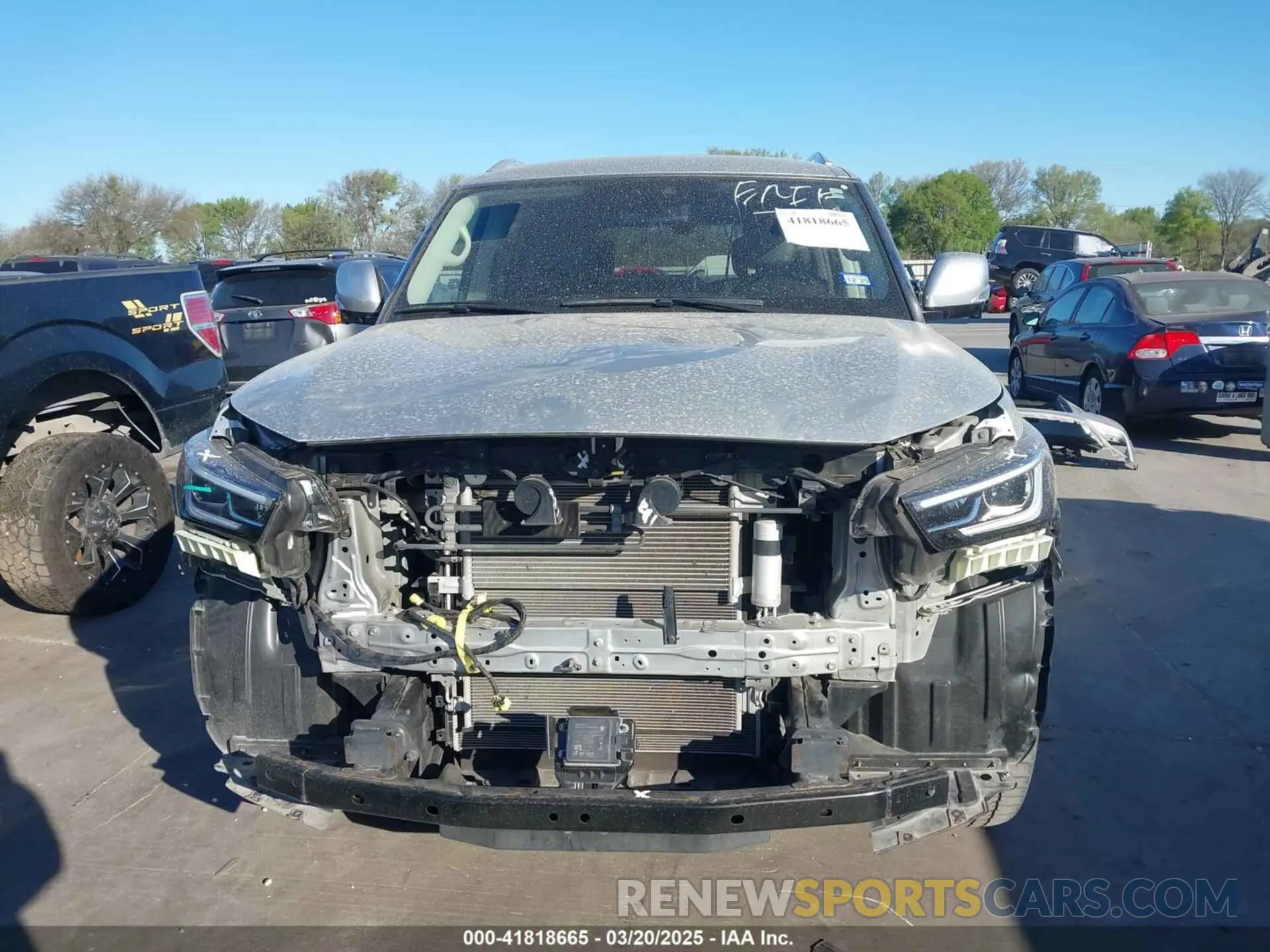 13 Photograph of a damaged car JN8AZ2AF3N9741372 INFINITI QX80 2022