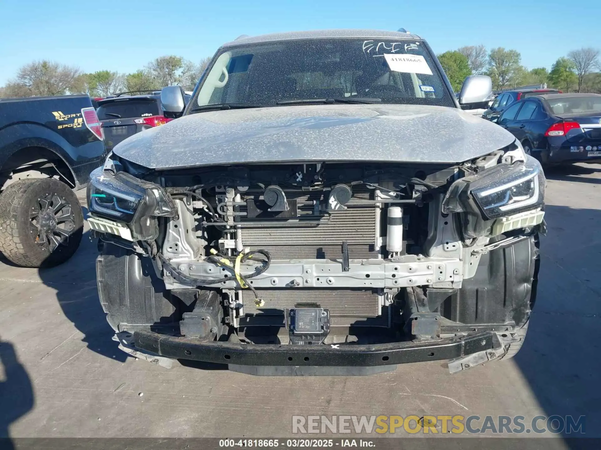 6 Photograph of a damaged car JN8AZ2AF3N9741372 INFINITI QX80 2022