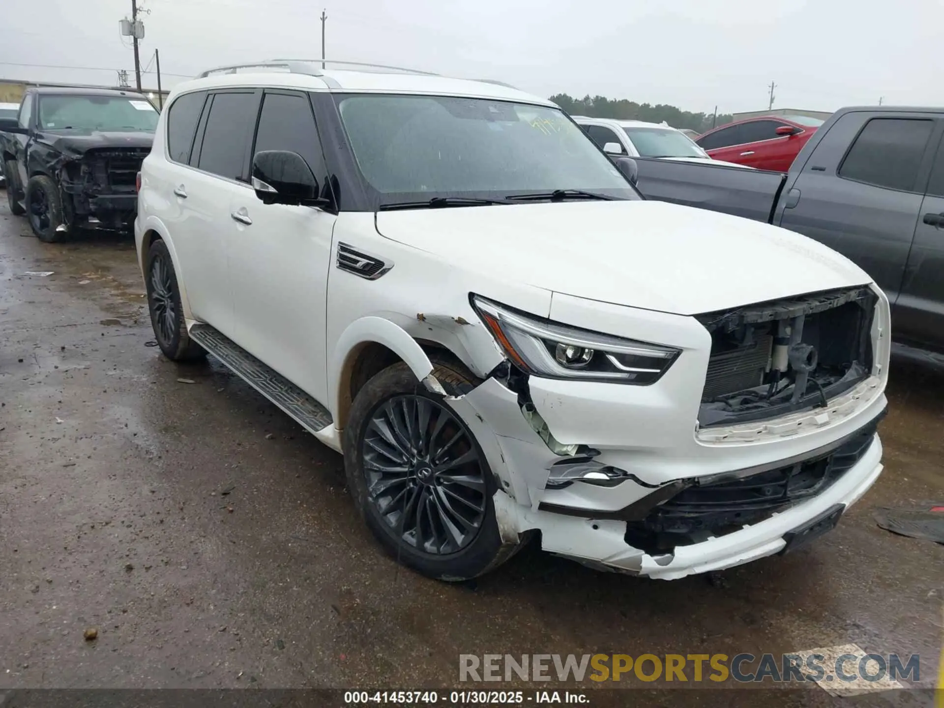 1 Photograph of a damaged car JN8AZ2AF5N9741342 INFINITI QX80 2022