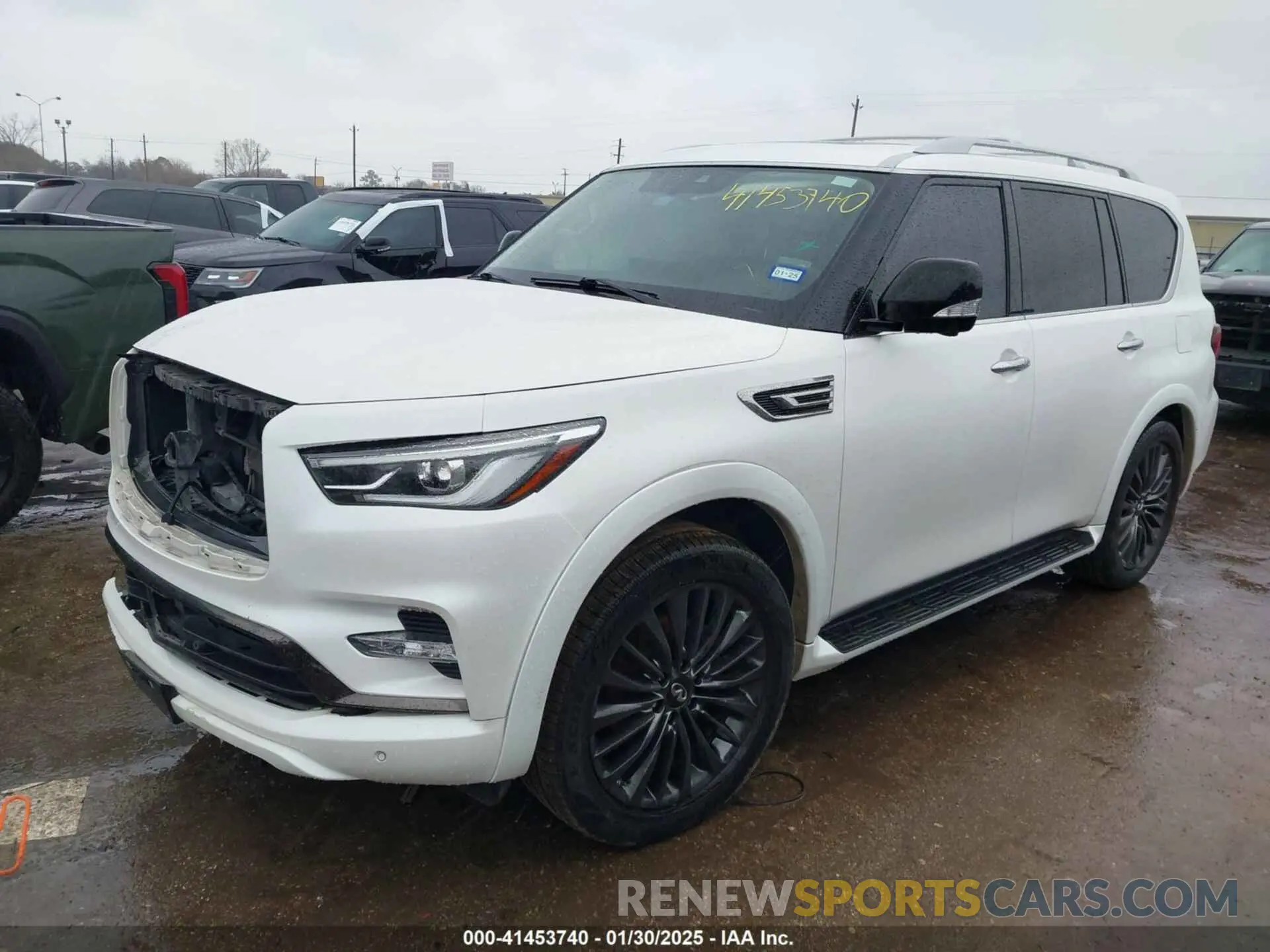 2 Photograph of a damaged car JN8AZ2AF5N9741342 INFINITI QX80 2022