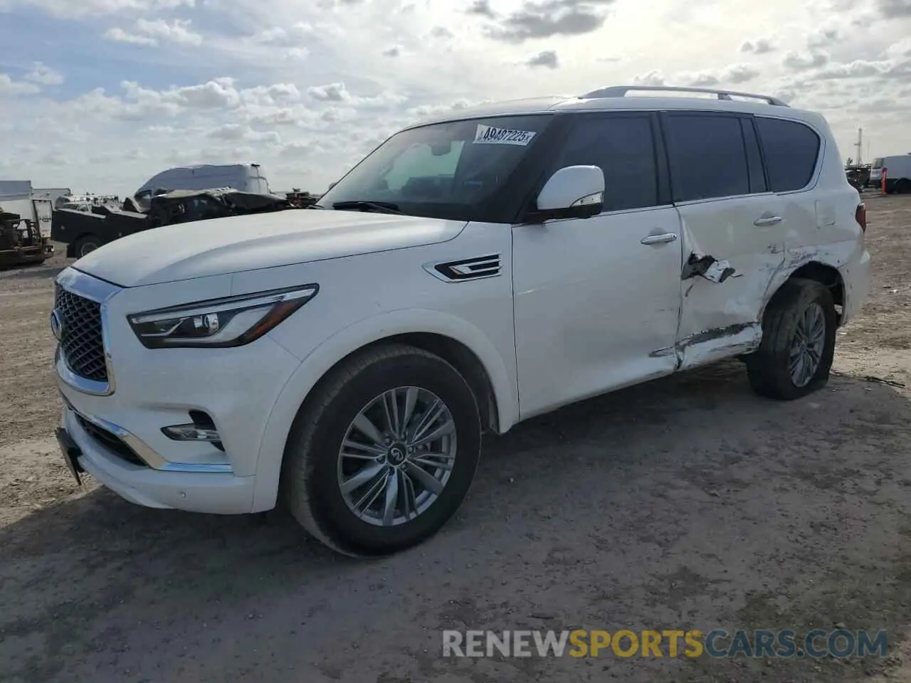 1 Photograph of a damaged car JN8AZ2AF9N9743479 INFINITI QX80 2022