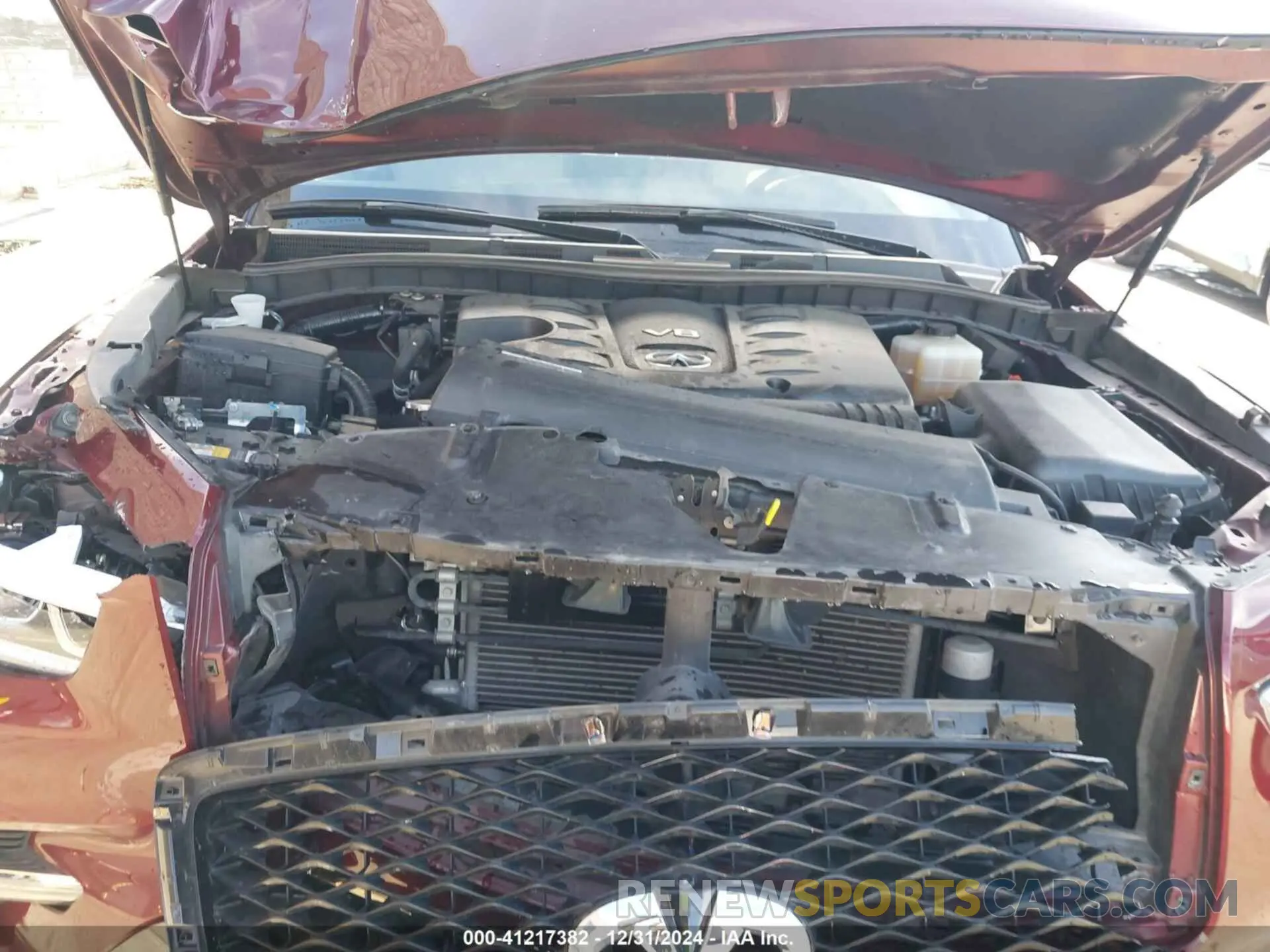 10 Photograph of a damaged car JN8AZ2AFXN9740865 INFINITI QX80 2022