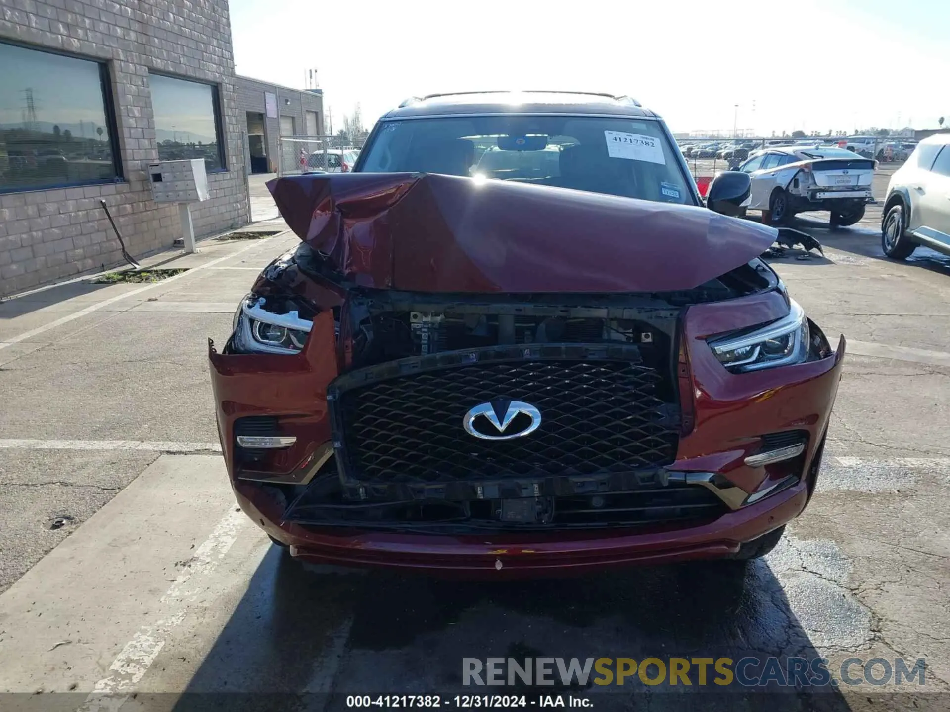 12 Photograph of a damaged car JN8AZ2AFXN9740865 INFINITI QX80 2022