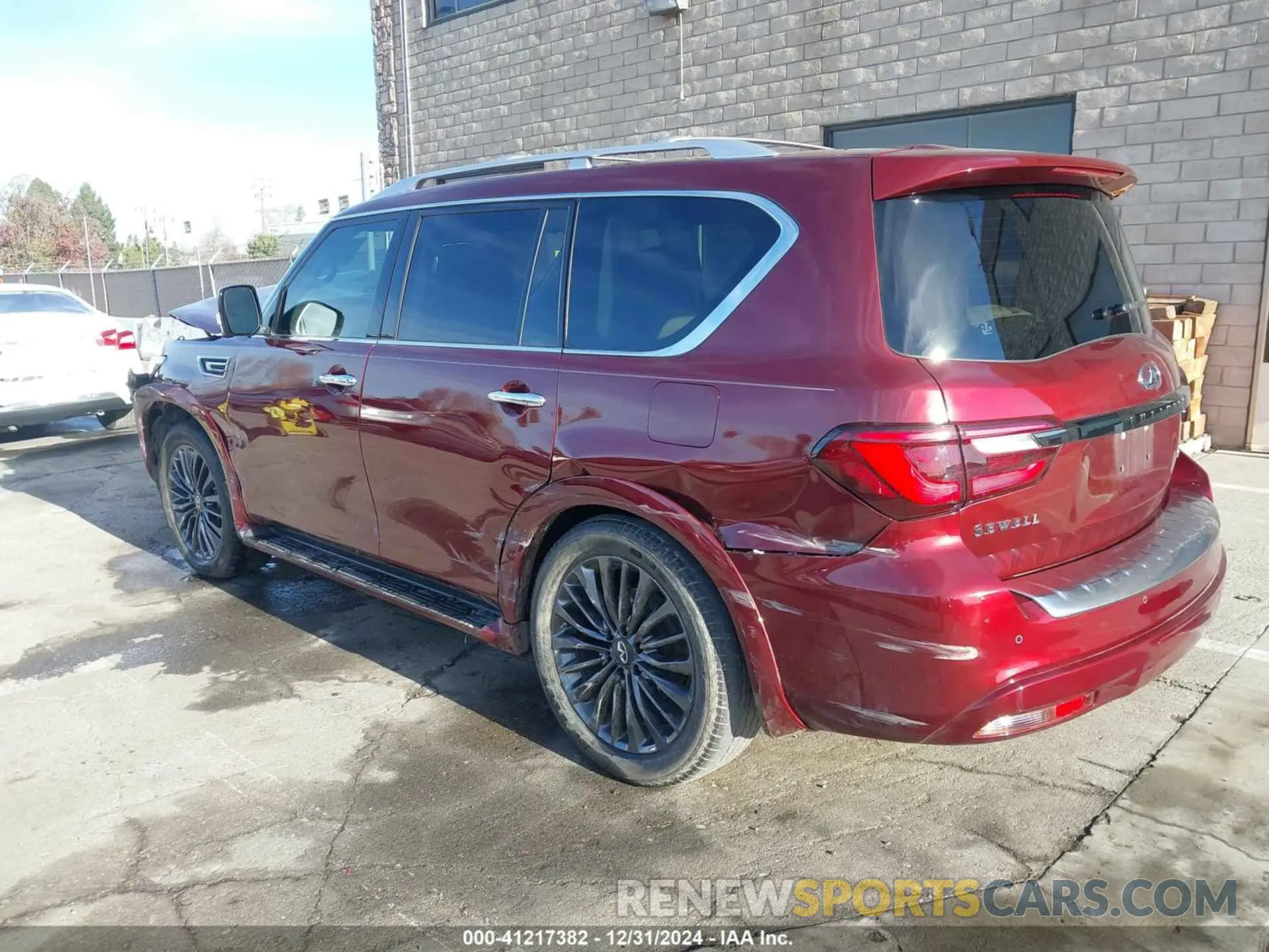 3 Photograph of a damaged car JN8AZ2AFXN9740865 INFINITI QX80 2022