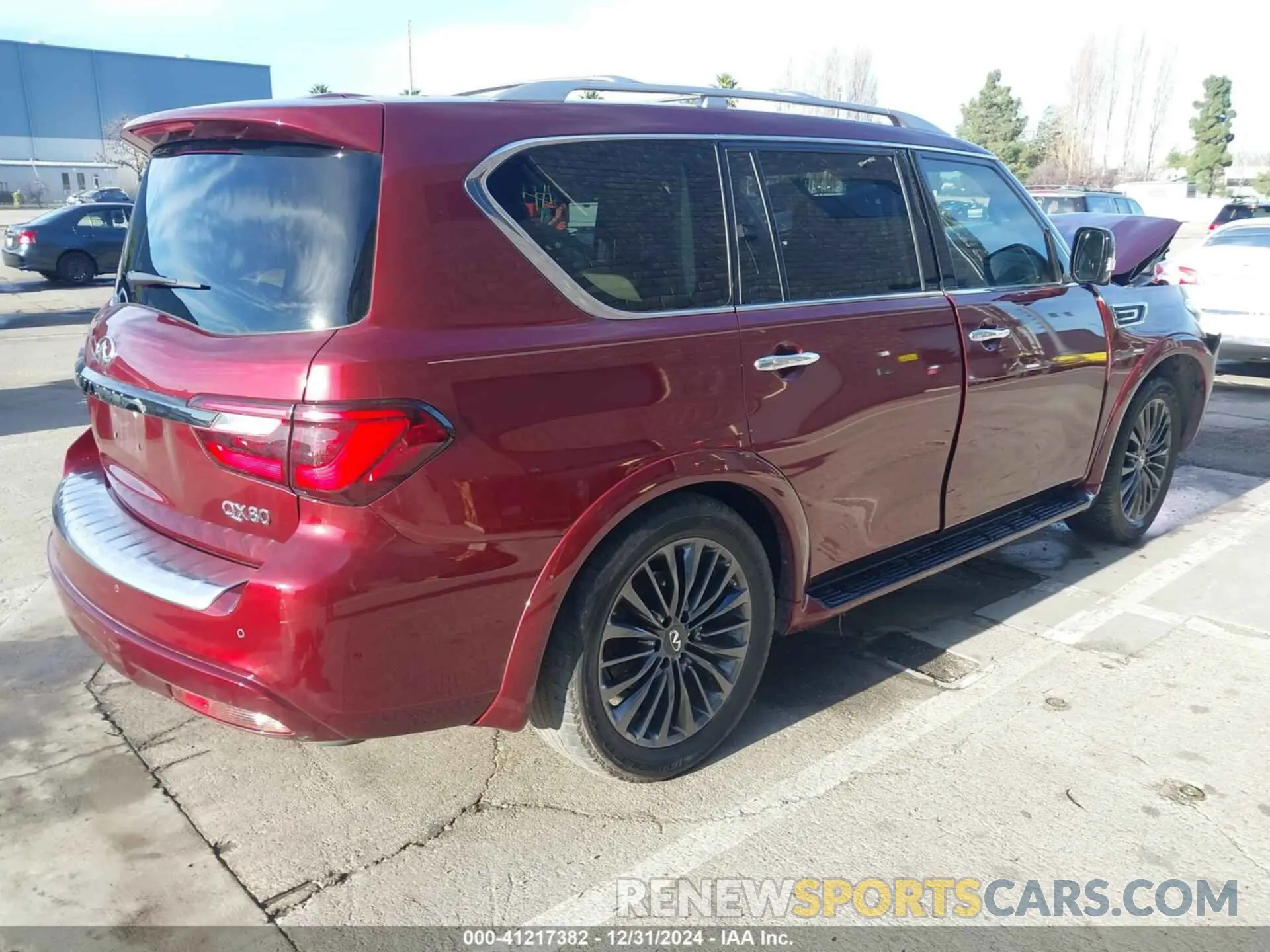 4 Photograph of a damaged car JN8AZ2AFXN9740865 INFINITI QX80 2022
