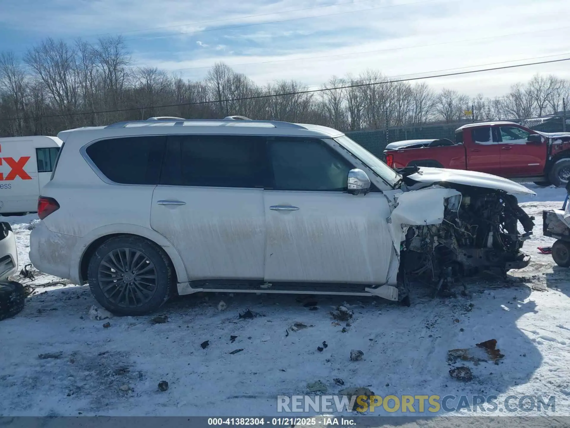 14 Photograph of a damaged car JN8AZ2BE0N9291461 INFINITI QX80 2022