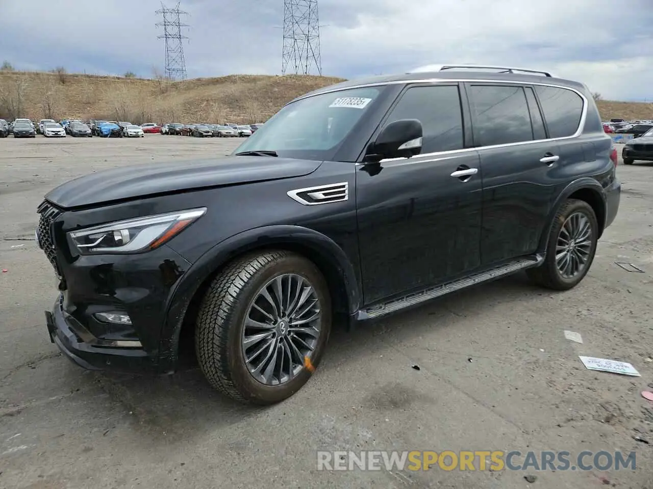 1 Photograph of a damaged car JN8AZ2AC4P9491696 INFINITI QX80 2023