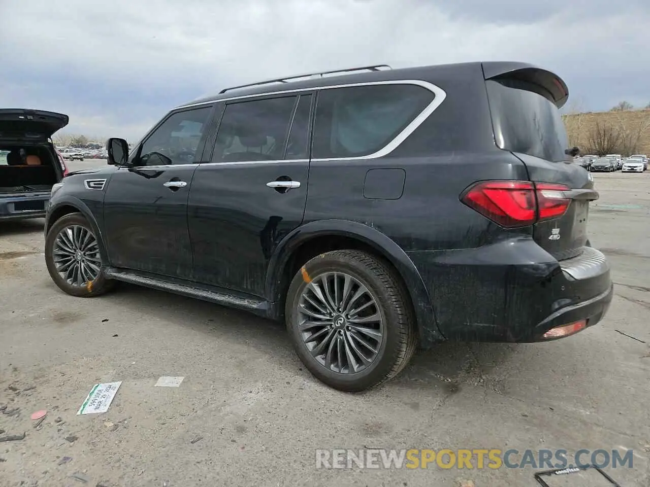 2 Photograph of a damaged car JN8AZ2AC4P9491696 INFINITI QX80 2023