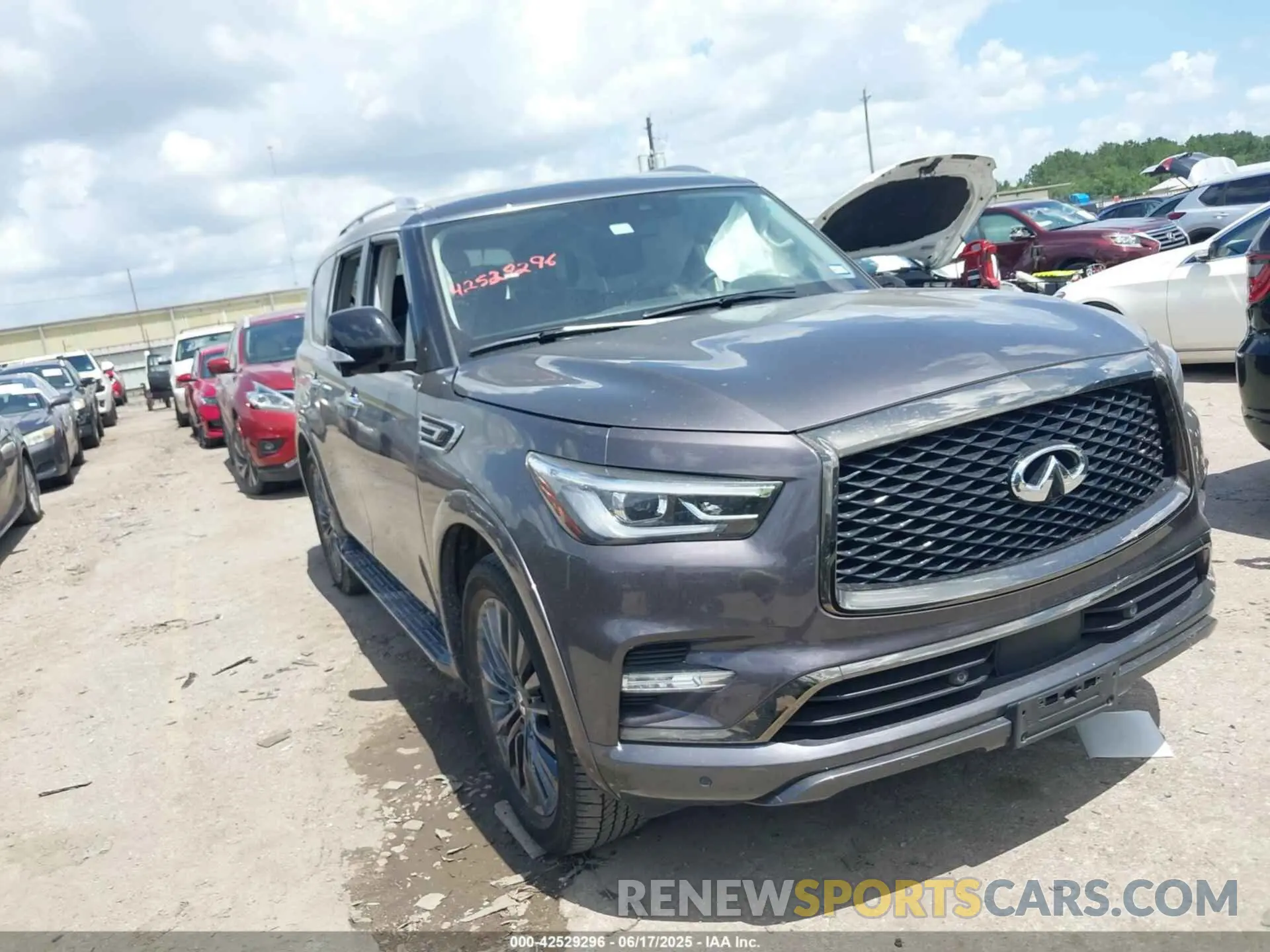 1 Photograph of a damaged car JN8AZ2AD1P9875217 INFINITI QX80 2023