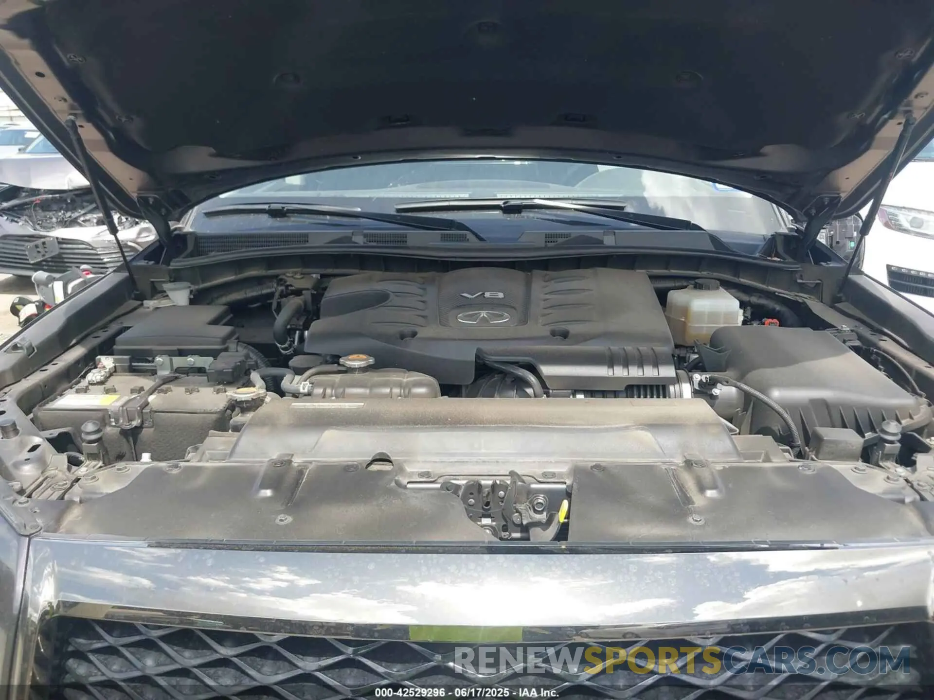 10 Photograph of a damaged car JN8AZ2AD1P9875217 INFINITI QX80 2023