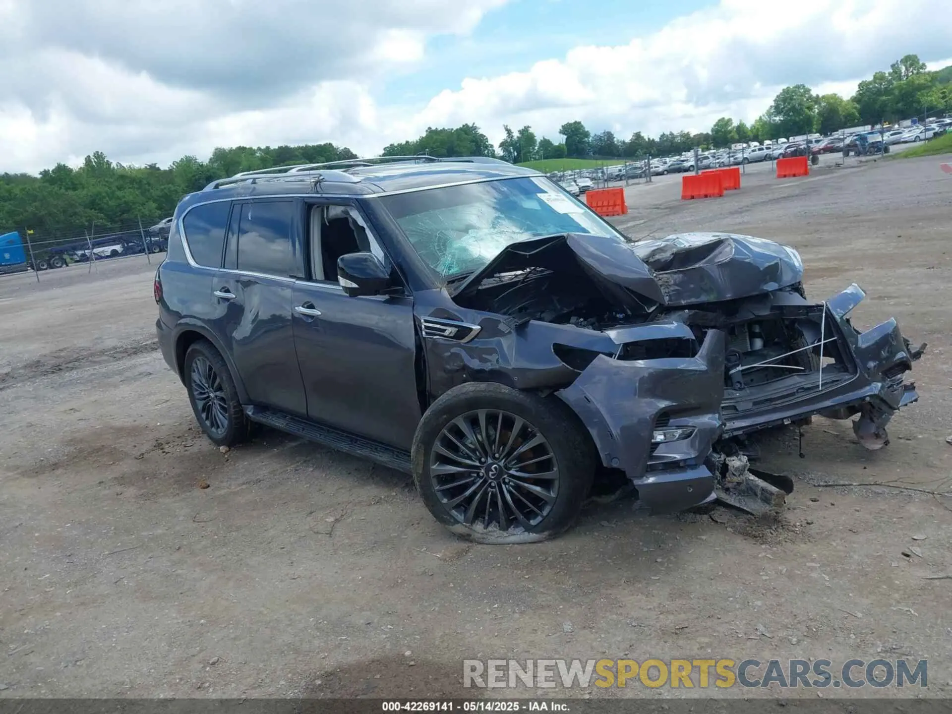 1 Photograph of a damaged car JN8AZ2AE2P9304263 INFINITI QX80 2023