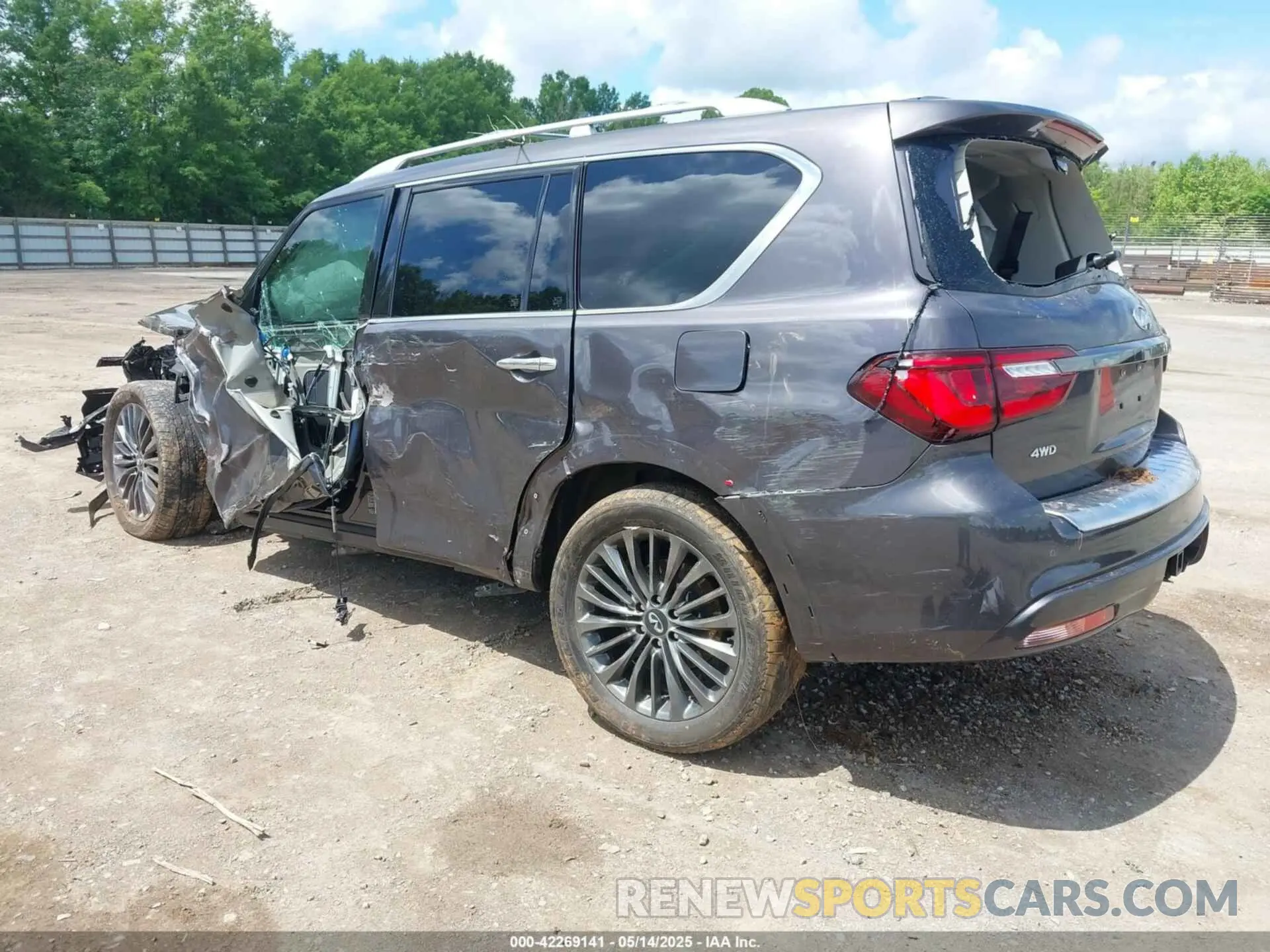 3 Photograph of a damaged car JN8AZ2AE2P9304263 INFINITI QX80 2023