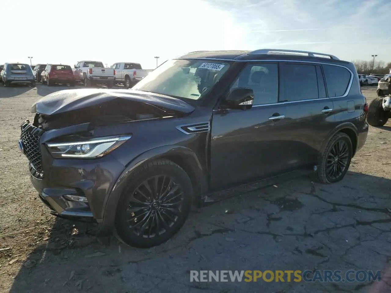 1 Photograph of a damaged car JN8AZ2AE3P9303302 INFINITI QX80 2023
