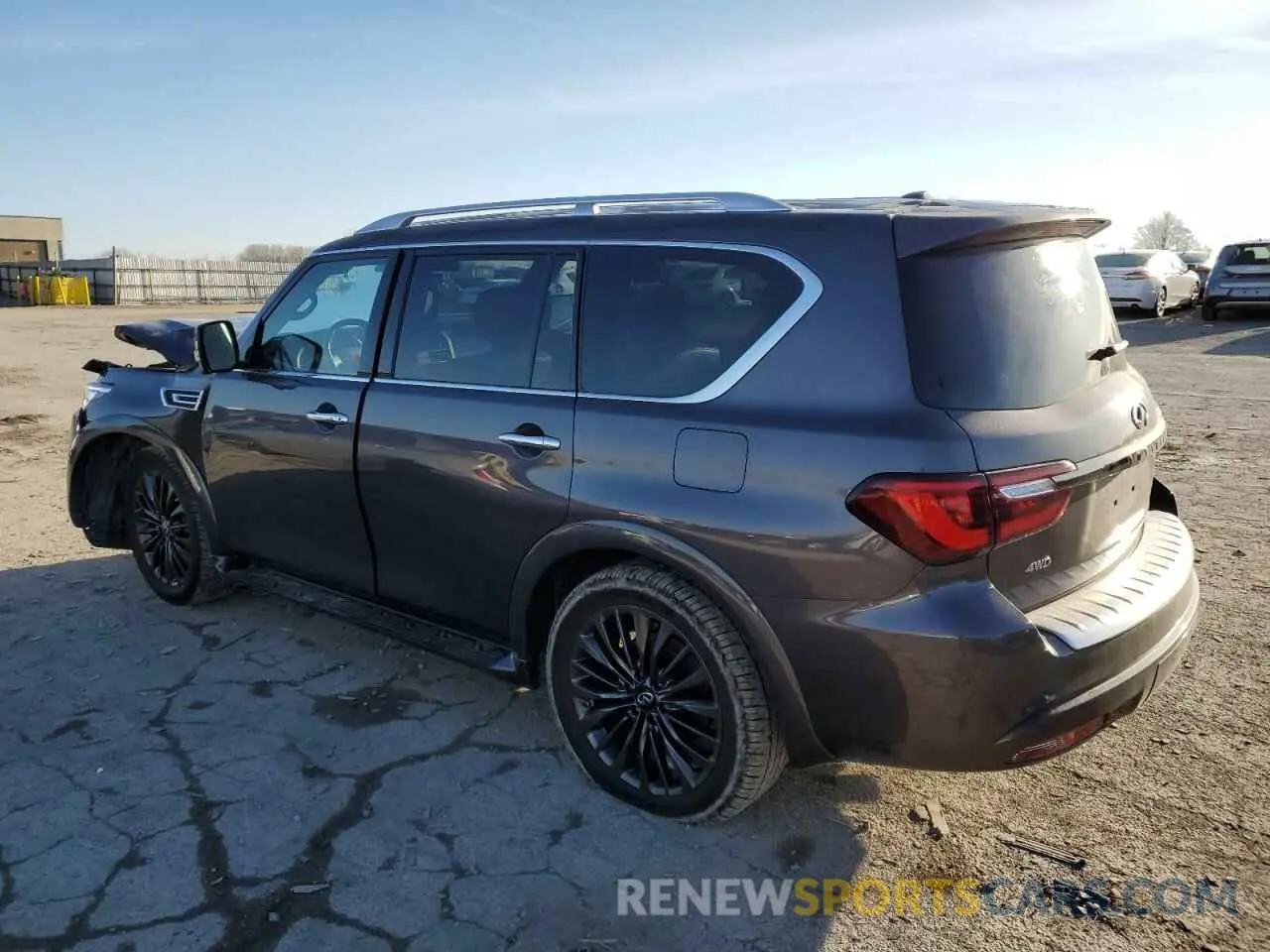2 Photograph of a damaged car JN8AZ2AE3P9303302 INFINITI QX80 2023