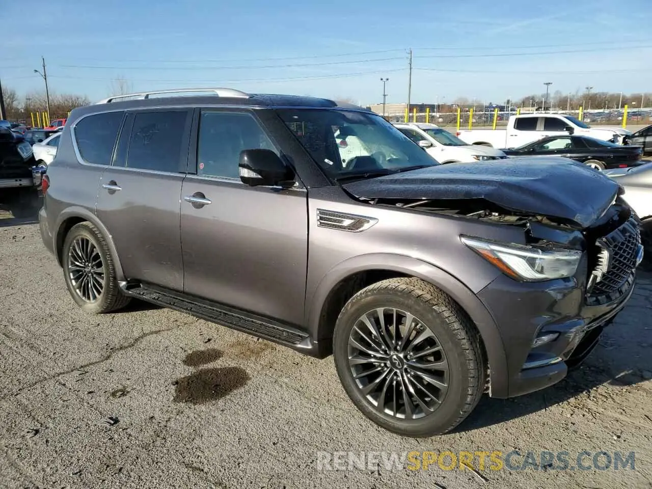 4 Photograph of a damaged car JN8AZ2AE3P9303302 INFINITI QX80 2023
