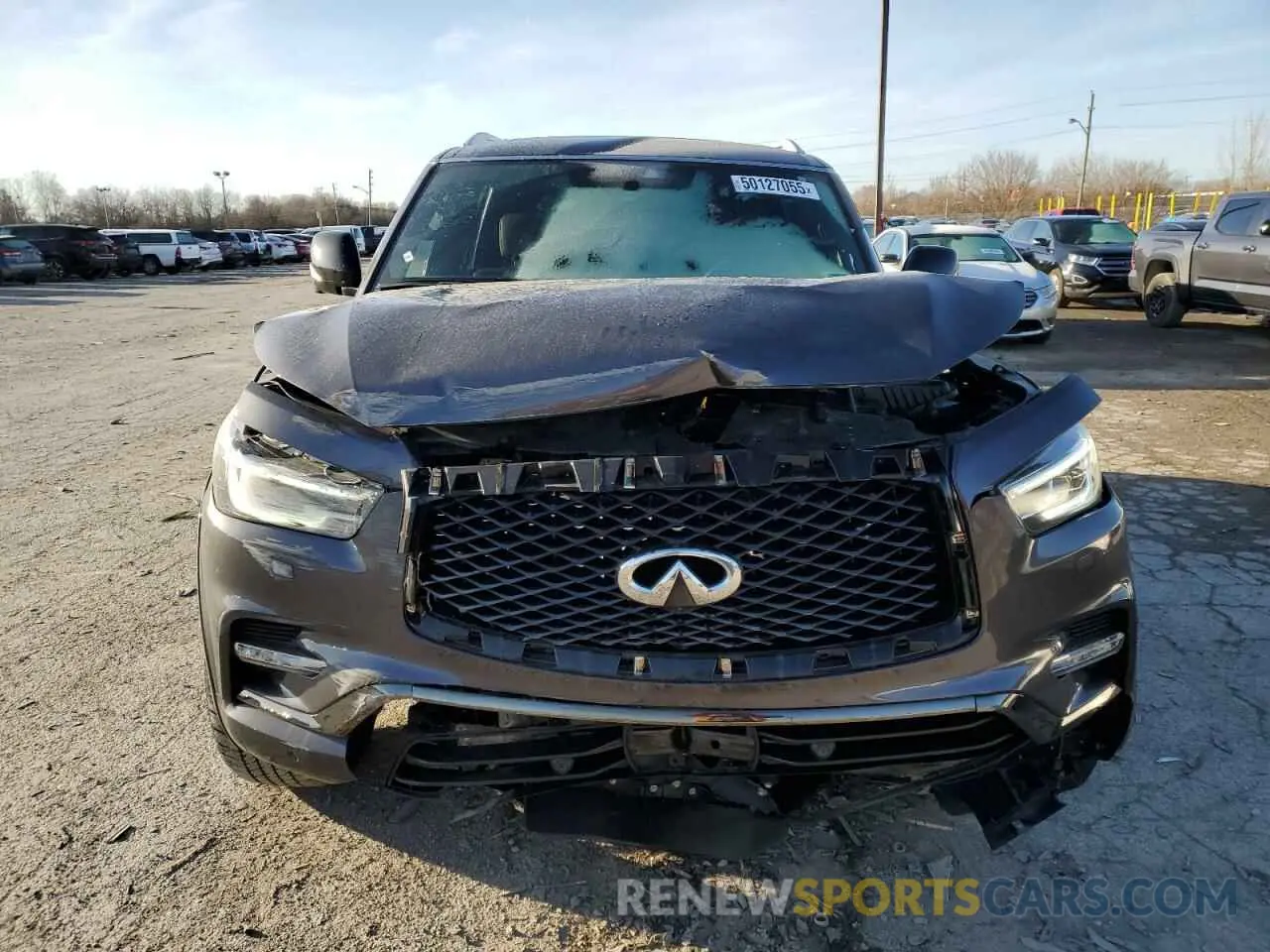 5 Photograph of a damaged car JN8AZ2AE3P9303302 INFINITI QX80 2023