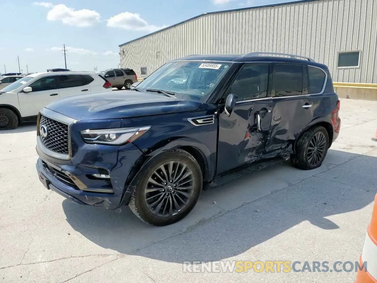 1 Photograph of a damaged car JN8AZ2AE6P9305657 INFINITI QX80 2023