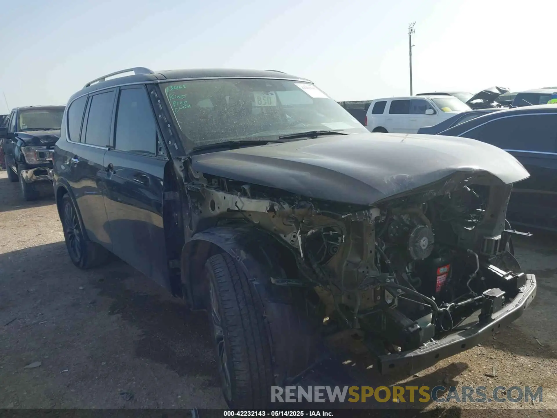 1 Photograph of a damaged car JN8AZ2AF1P9755371 INFINITI QX80 2023