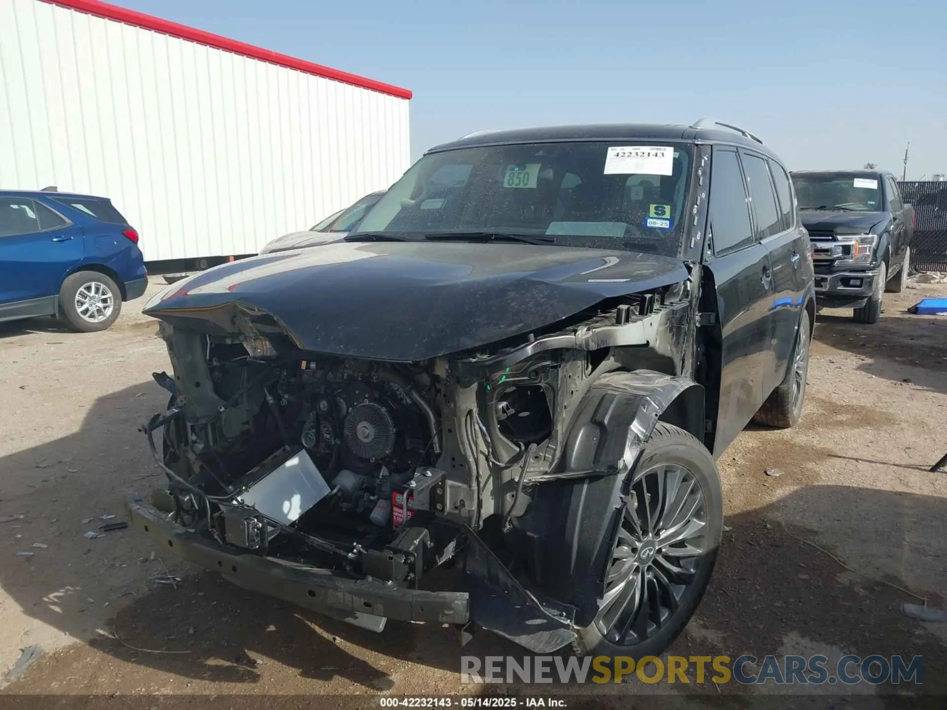 2 Photograph of a damaged car JN8AZ2AF1P9755371 INFINITI QX80 2023