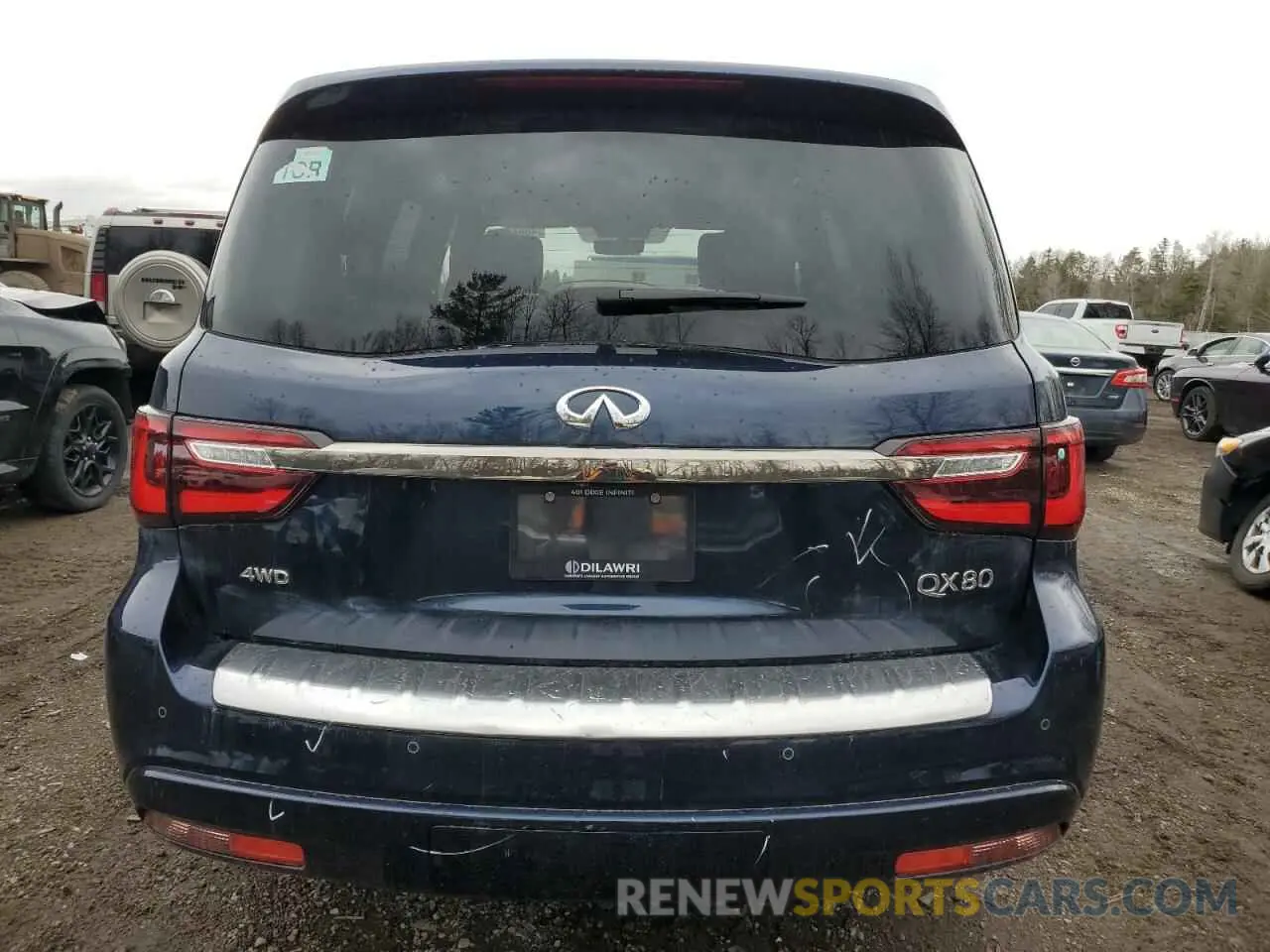 6 Photograph of a damaged car JN8AZ2ACXR9500890 INFINITI QX80 2024