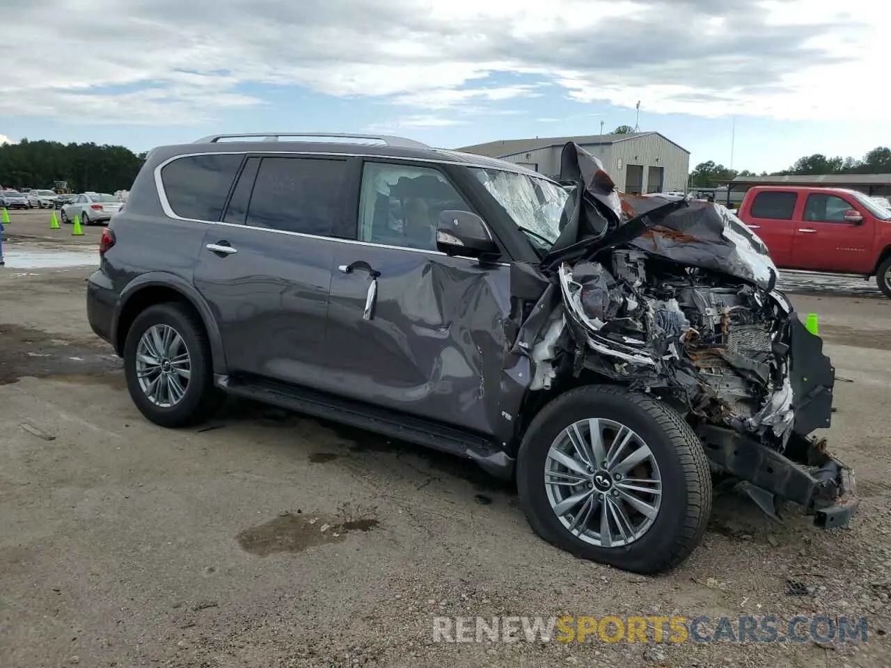 4 Photograph of a damaged car JN8AZ2AE7R9329825 INFINITI QX80 2024
