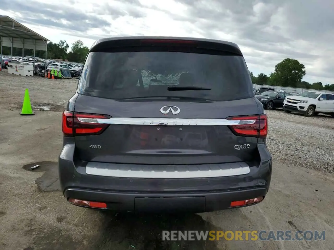 6 Photograph of a damaged car JN8AZ2AE7R9329825 INFINITI QX80 2024
