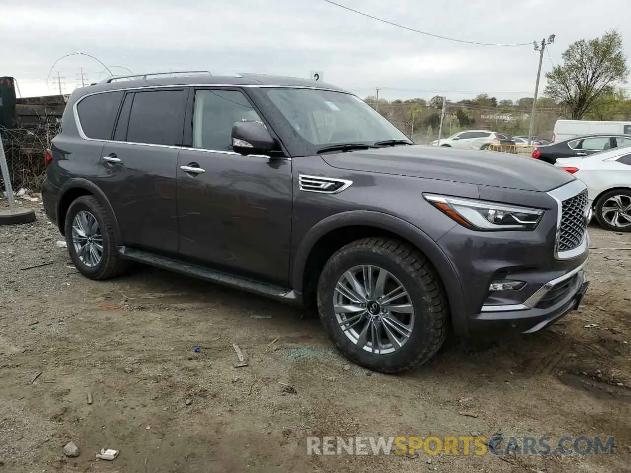 4 Photograph of a damaged car JN8AZ2AE8R9329431 INFINITI QX80 2024