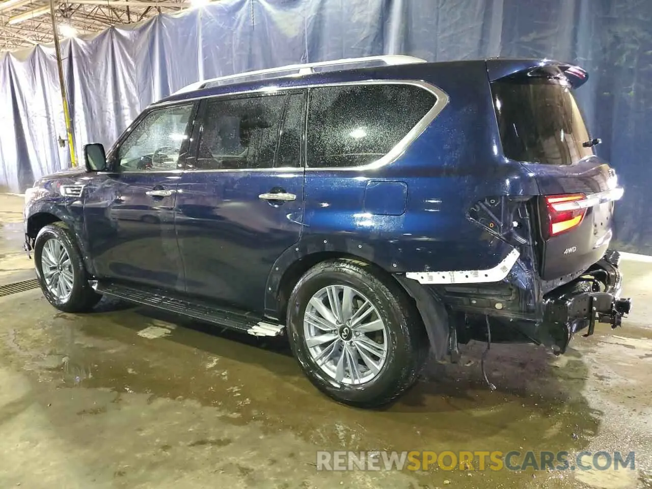 2 Photograph of a damaged car JN8AZ2AE9R9327462 INFINITI QX80 2024