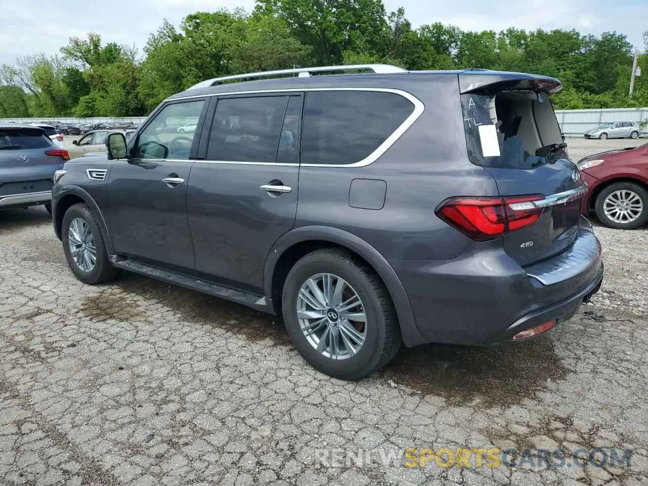 2 Photograph of a damaged car JN8AZ2AEXR9329642 INFINITI QX80 2024