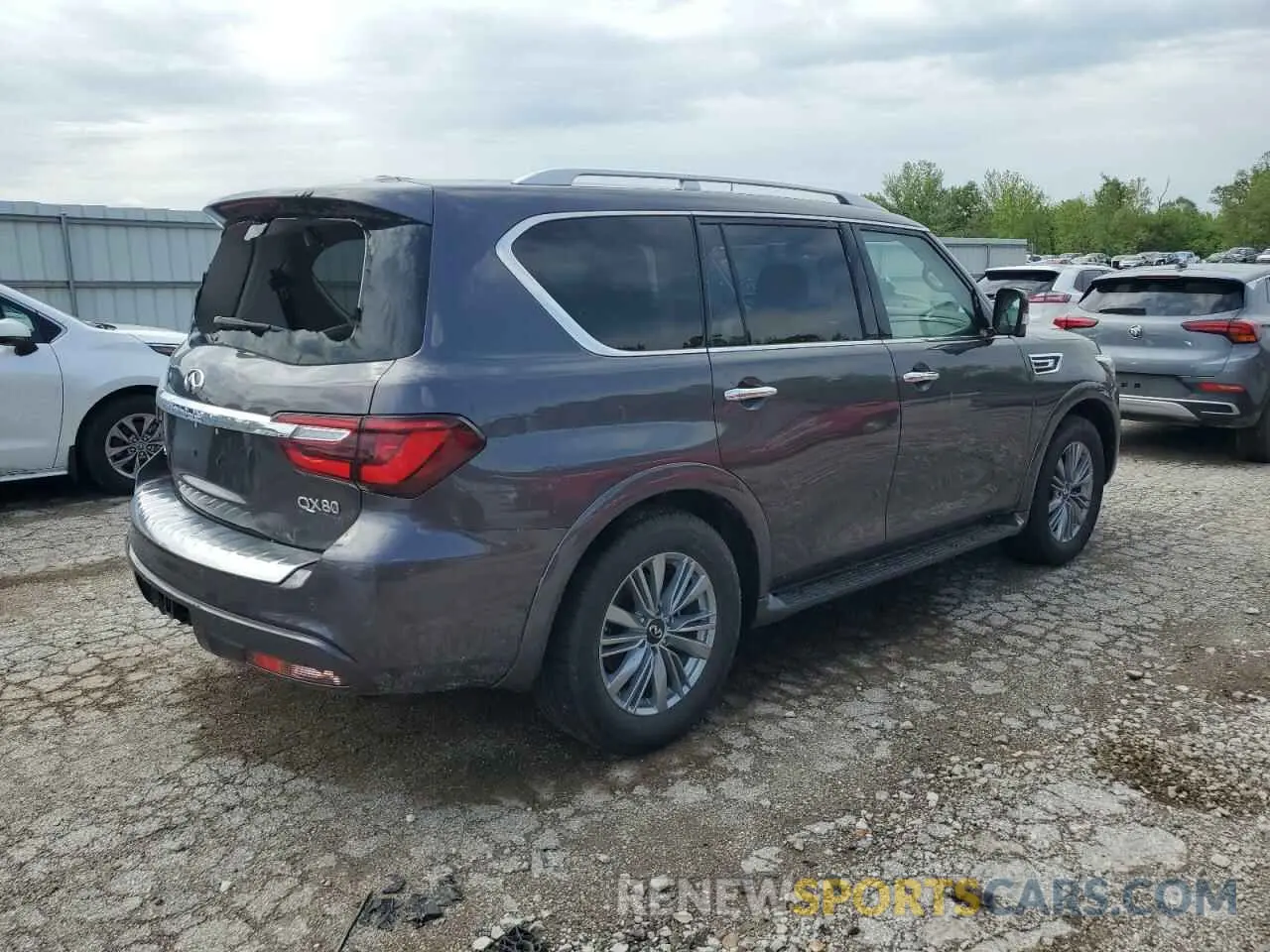3 Photograph of a damaged car JN8AZ2AEXR9329642 INFINITI QX80 2024