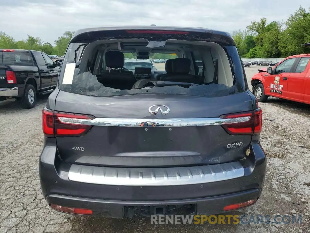 6 Photograph of a damaged car JN8AZ2AEXR9329642 INFINITI QX80 2024
