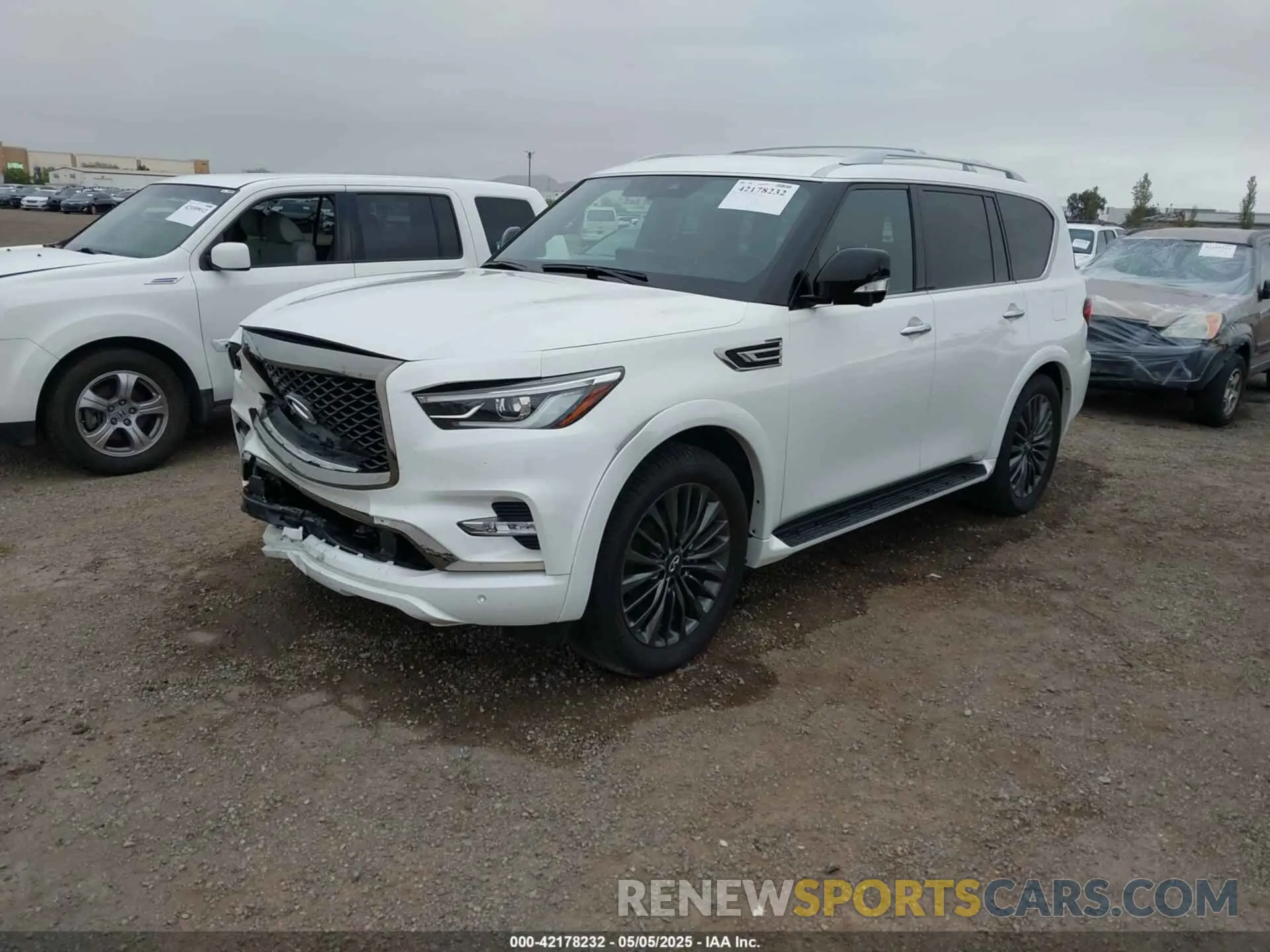2 Photograph of a damaged car JN8AZ2BE9R9327413 INFINITI QX80 2024