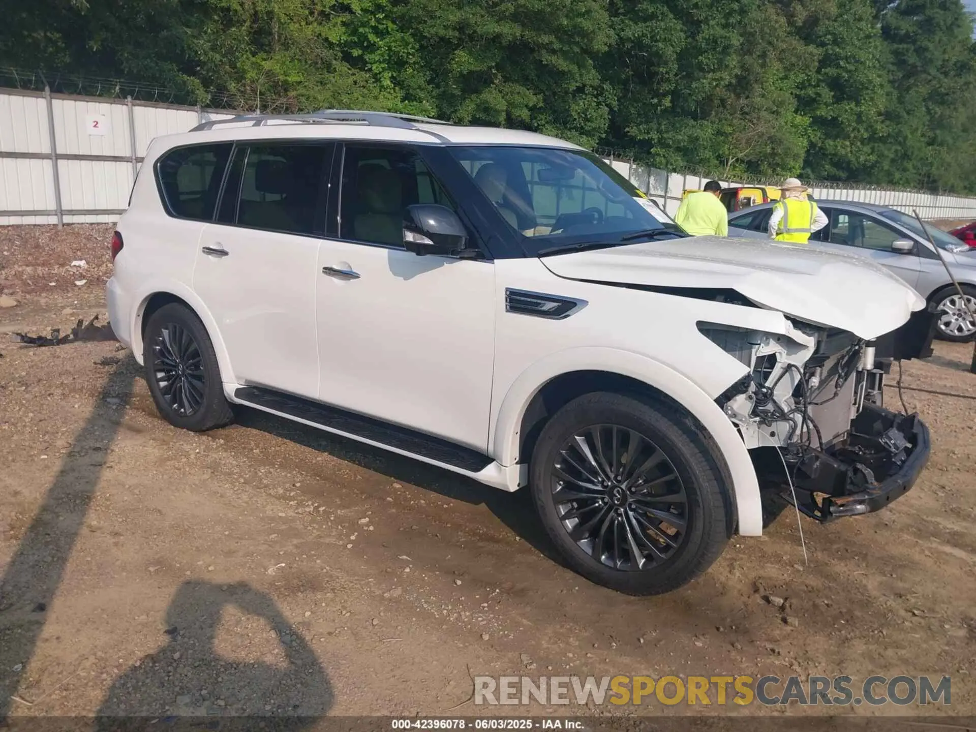 1 Photograph of a damaged car JN8AZ2BE9R9328741 INFINITI QX80 2024