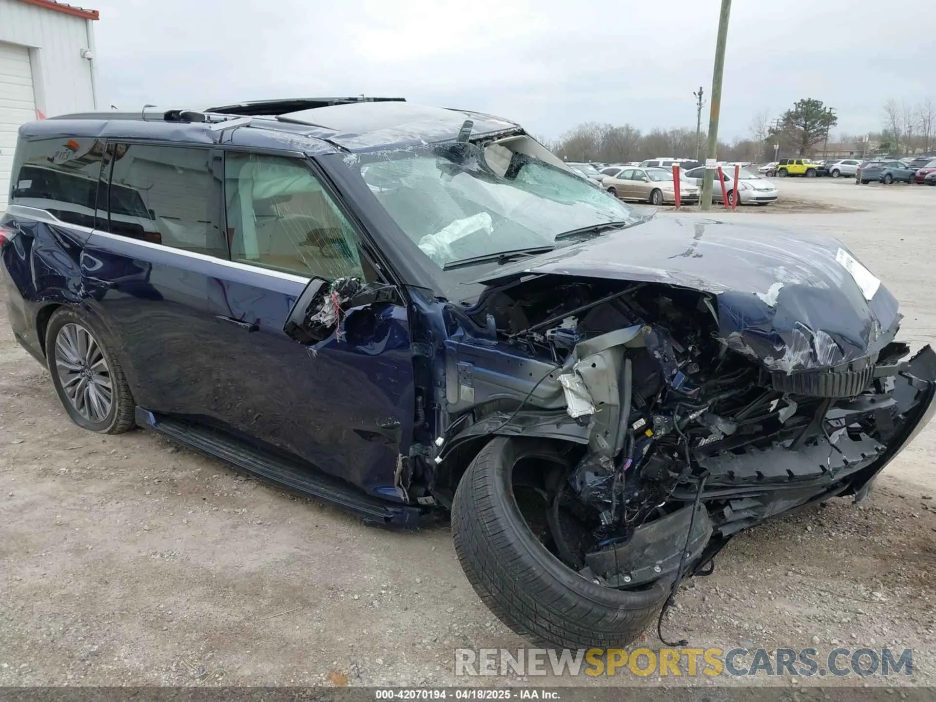 1 Photograph of a damaged car JN8AZ3BB1S9404731 INFINITI QX80 2025