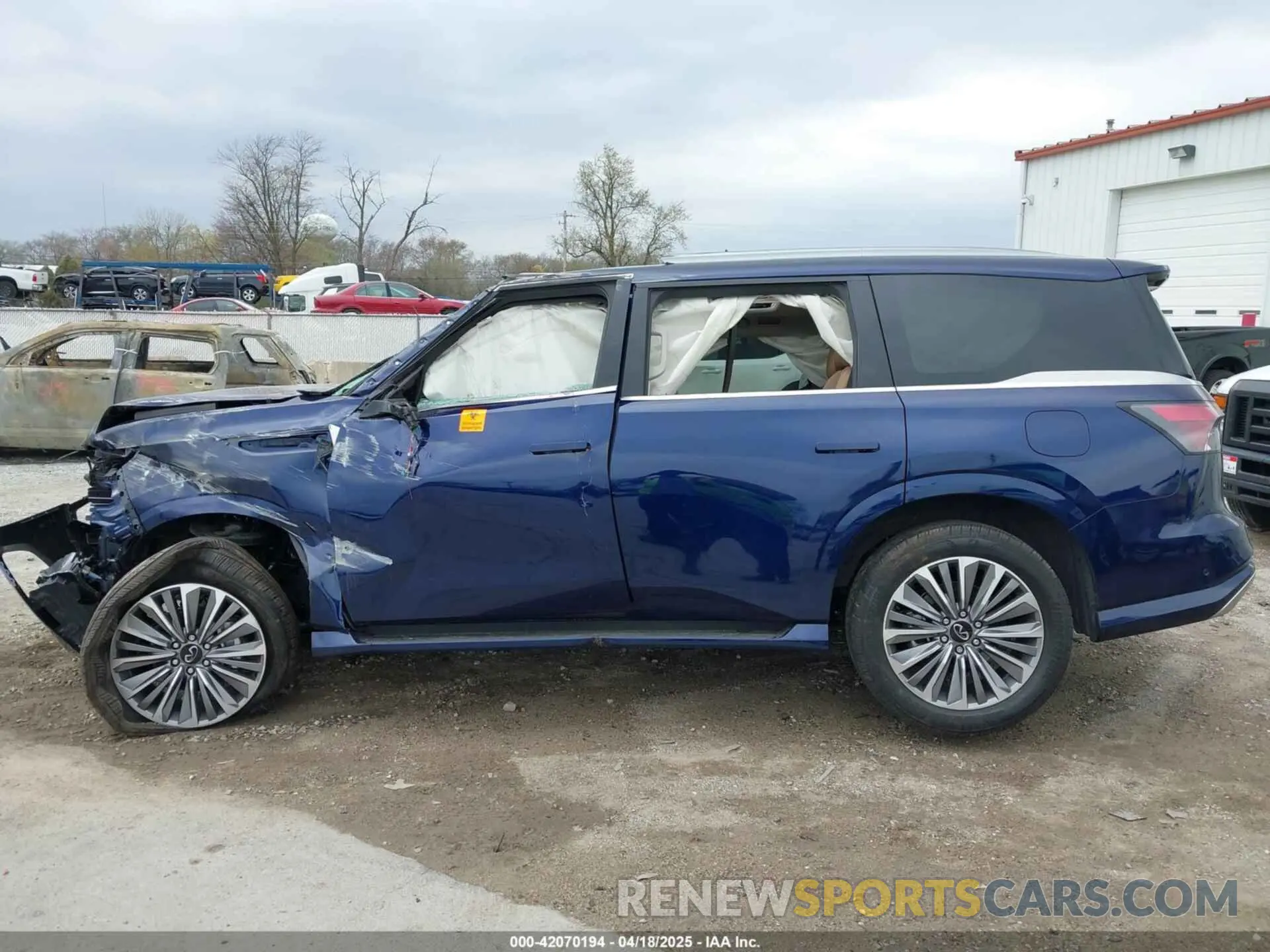 13 Photograph of a damaged car JN8AZ3BB1S9404731 INFINITI QX80 2025