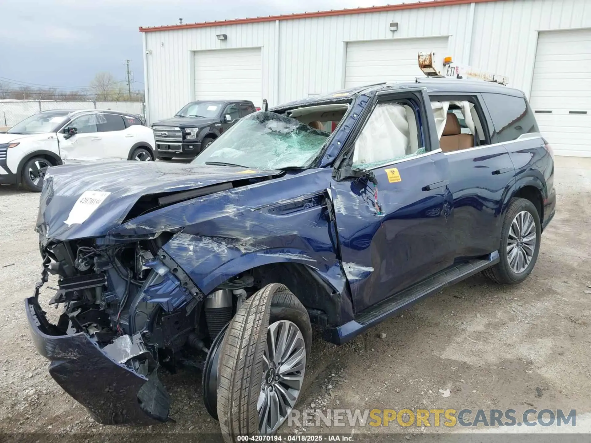 2 Photograph of a damaged car JN8AZ3BB1S9404731 INFINITI QX80 2025