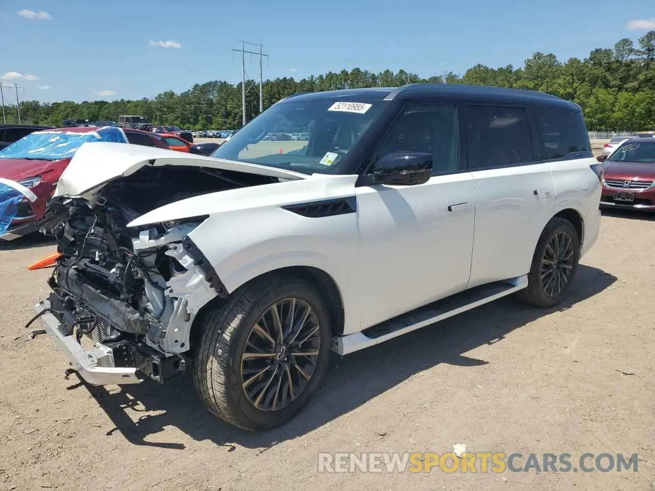 1 Photograph of a damaged car JN8AZ3CCXS9601470 INFINITI QX80 AUTOG 2025