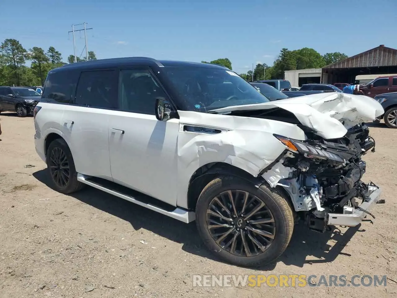 4 Photograph of a damaged car JN8AZ3CCXS9601470 INFINITI QX80 AUTOG 2025
