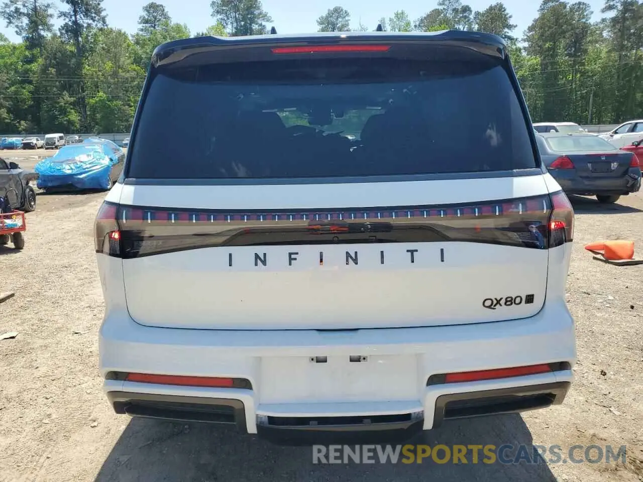 6 Photograph of a damaged car JN8AZ3CCXS9601470 INFINITI QX80 AUTOG 2025