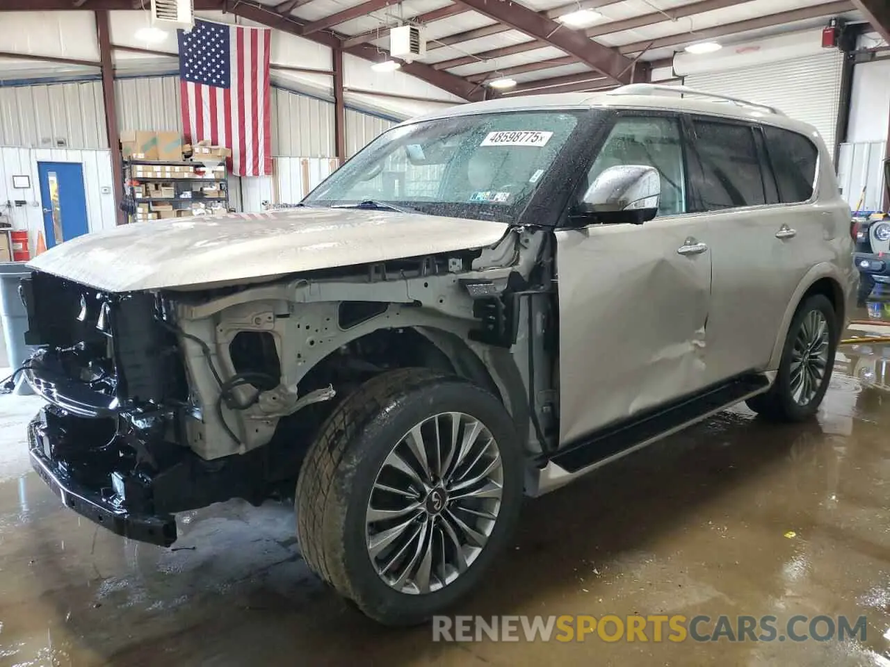 1 Photograph of a damaged car JN8AZ2BE6M9273576 INFINITI QX80 SENSO 2021