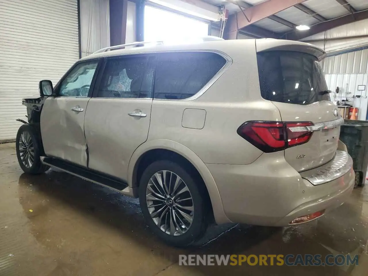 2 Photograph of a damaged car JN8AZ2BE6M9273576 INFINITI QX80 SENSO 2021
