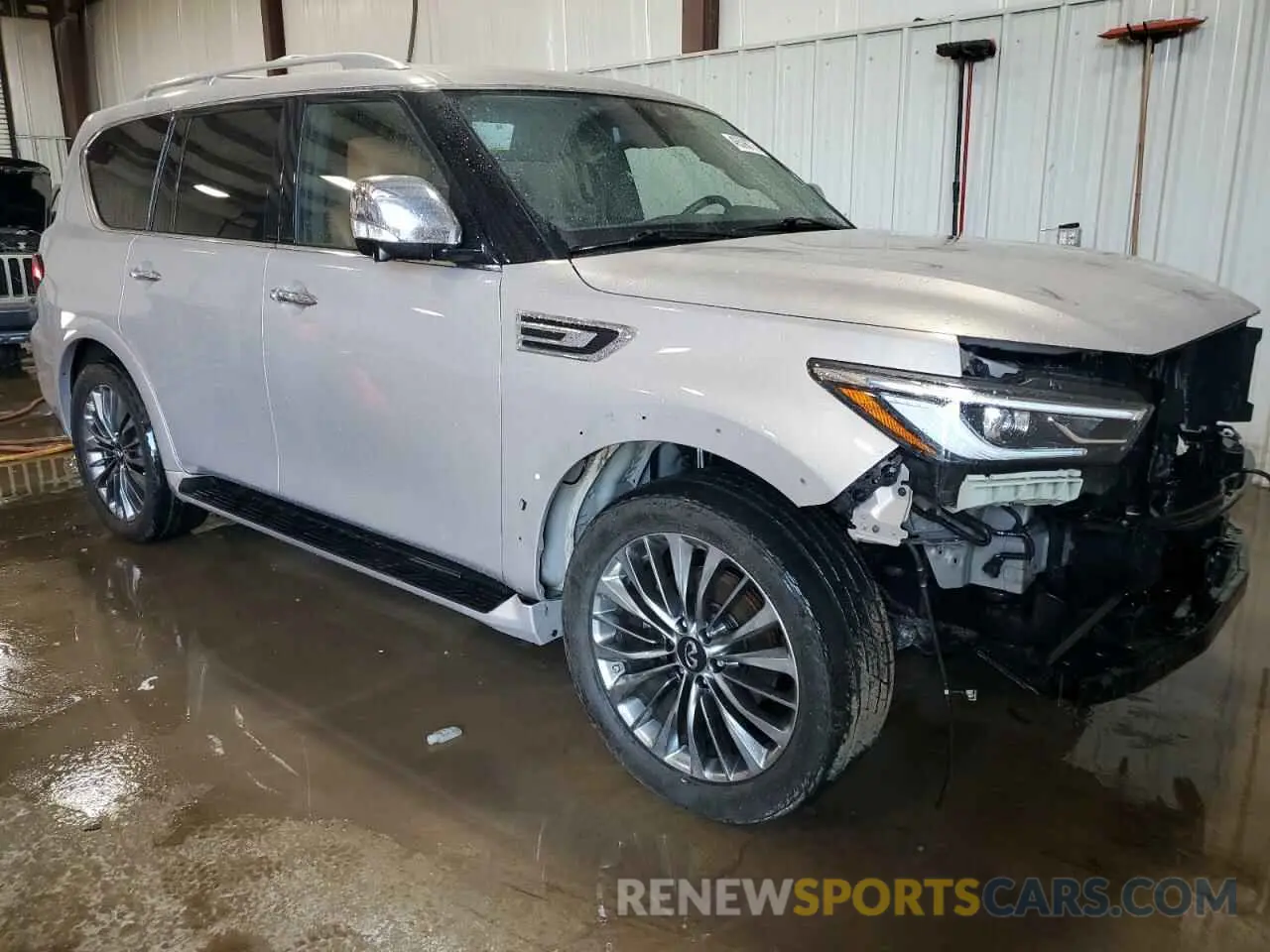 4 Photograph of a damaged car JN8AZ2BE6M9273576 INFINITI QX80 SENSO 2021