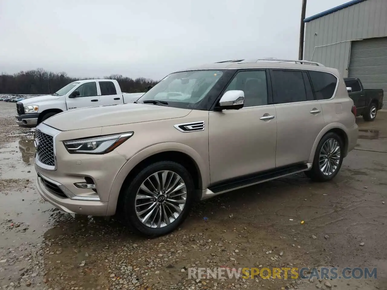 1 Photograph of a damaged car JN8AZ2BE7M9268337 INFINITI QX80 SENSO 2021