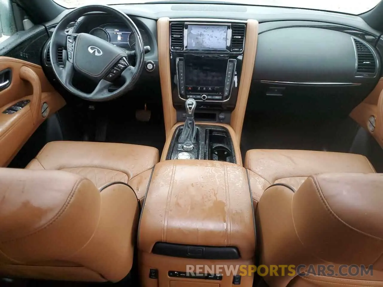 8 Photograph of a damaged car JN8AZ2BE7M9268337 INFINITI QX80 SENSO 2021