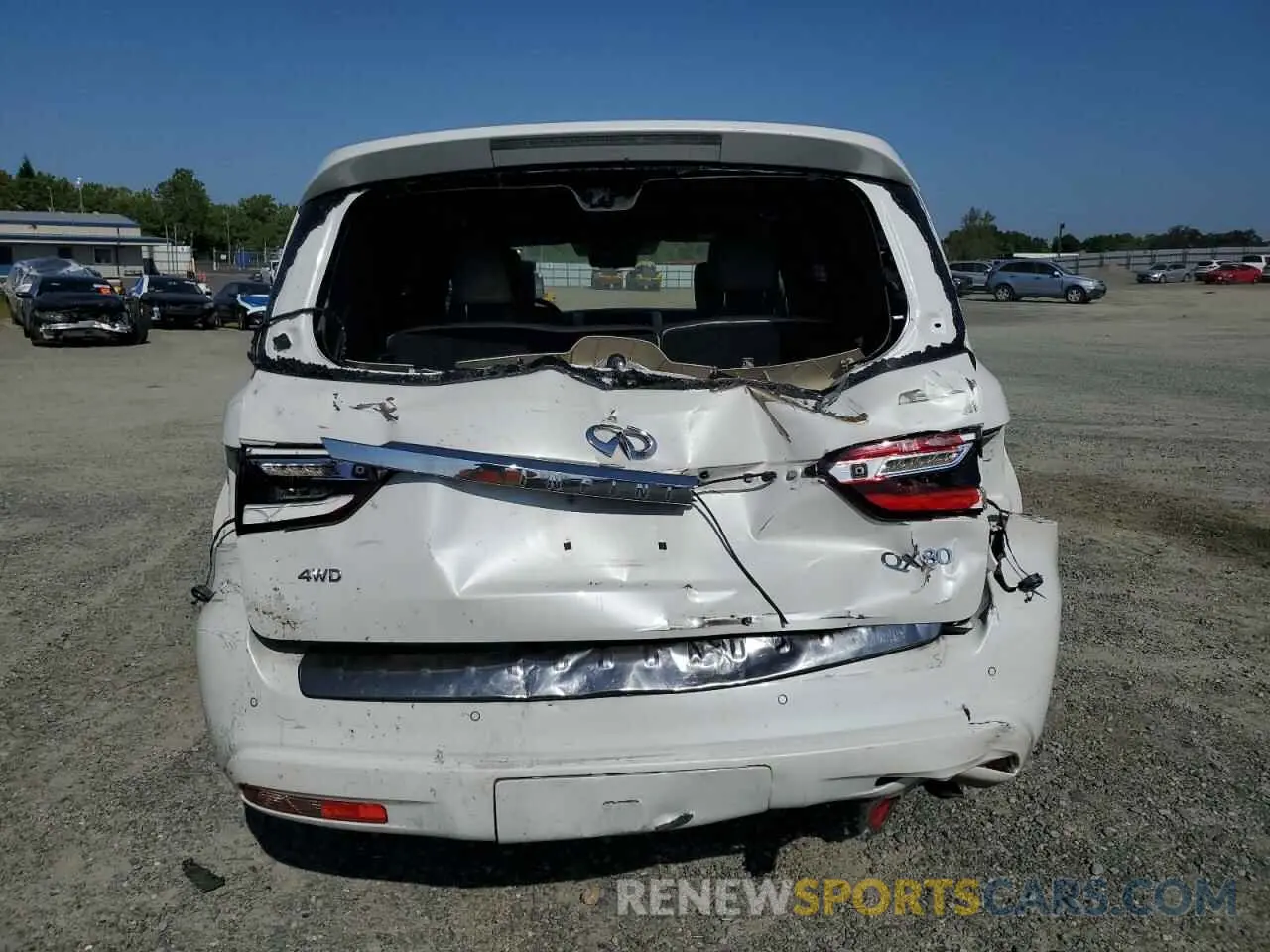6 Photograph of a damaged car JN8AZ2BEXM9269417 INFINITI QX80 SENSO 2021