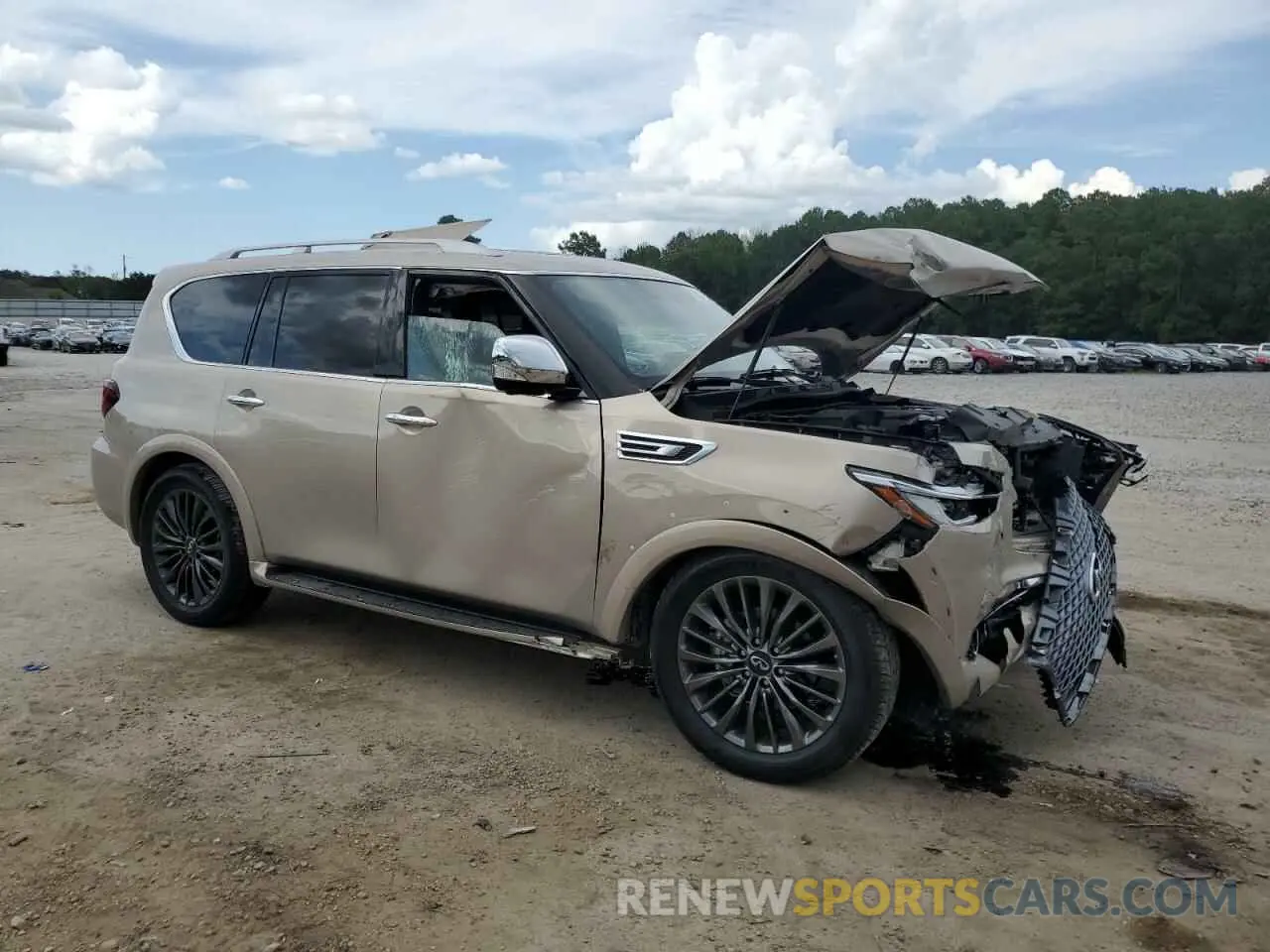 4 Photograph of a damaged car JN8AZ2BF0P9757188 INFINITI QX80 SENSO 2023